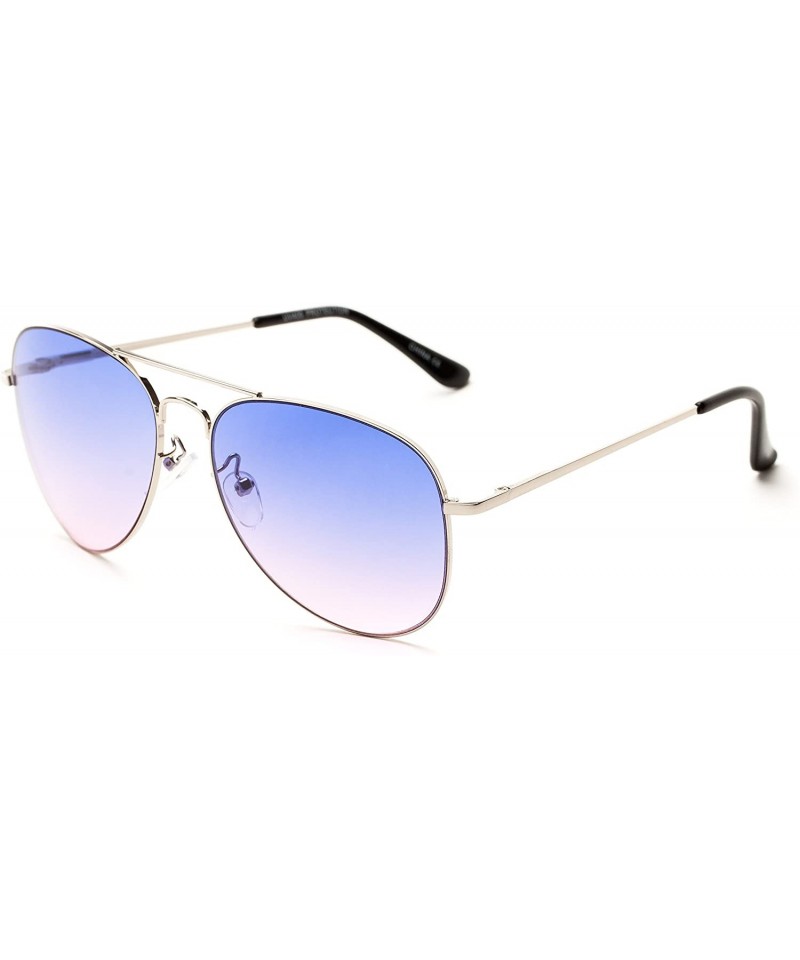 Aviator Sunglass Warehouse Reef- Polycarbonate Aviator Men's & Women's Full Frame Sunglasses - CY12O0PZZPG $8.93
