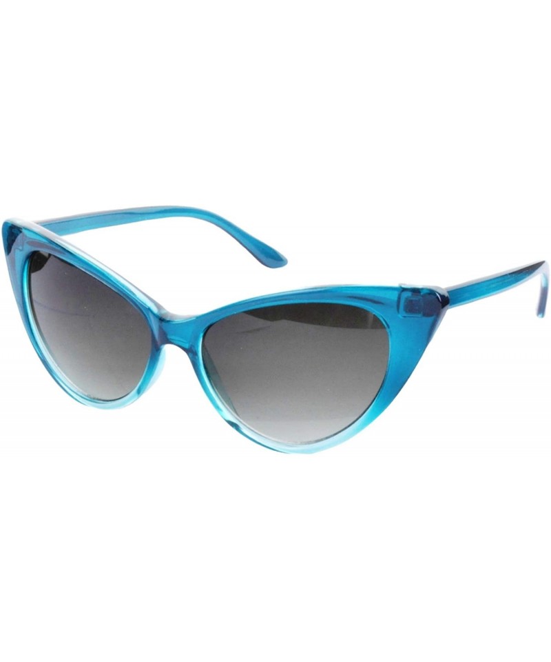 Cat Eye Classic Cat Eye Sunglasses - Blue - CP199QDH52K $28.18