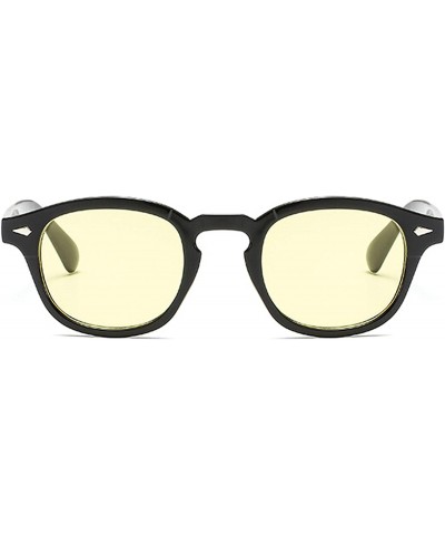 Oversized UV Protection Sunglasses for Men Women Sunglasses - Yellow - CY18RQEDNWE $23.99