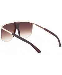 Rectangular Unisex Oversized Square Sunglasses for Women Men UV Protection Fashion Large Frame Stylish Inspired 18418 - C4 - ...