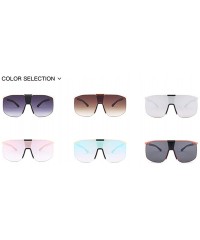 Rectangular Unisex Oversized Square Sunglasses for Women Men UV Protection Fashion Large Frame Stylish Inspired 18418 - C4 - ...