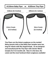 Wrap Top Flyer - Infant's First Sunglasses for Ages 0-12 Months - Blue - CP18KHEUAT7 $18.79