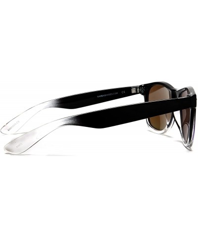 Oval New Vintage Horned Rim Sunglasses - Blue - CM12E0DXRZJ $23.22