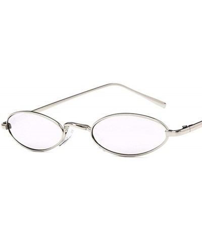 Aviator Droplets Oval Sunglasses Women Retro Small Women Sun Glasses Ladies Eyewear 7 - 5 - CG18XE0C5KI $17.79