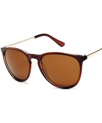 Round Retro Sunglasses Women Men Round Sun Glasses Mirror Lens Man Oculos De Sol Eyewear - Silver - CE197Y6MLS9 $28.06