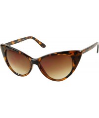 Goggle Exaggerated Rockabilly Sunglasses - Tortoise - CN12NZ3JZA2 $10.19