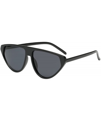 Semi-rimless Polarized Sunglasses for Women Vintage Retro Round Mirrored Lens - CT1943LTDAQ $20.54
