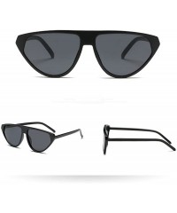 Semi-rimless Polarized Sunglasses for Women Vintage Retro Round Mirrored Lens - CT1943LTDAQ $17.89