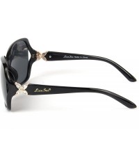 Oversized Oversized Women Sunglasses Uv400 Protection Polarized Sunglasses lsp6210 - Black - CR120YRD2RX $50.19