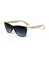 Square Coating Eye Men Wood Bamboo Women Printed Wrap 52MM Sunglasses - C6 No Logo - CE18M3NG4MR $29.49