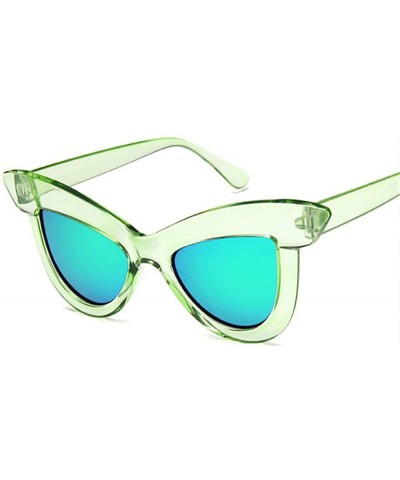 Butterfly Oversized Sunglasses Women Fashion Retro Butterfly Sunglass Brand C6Green - C6green - CA18YZWLAYK $8.00