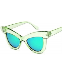 Butterfly Oversized Sunglasses Women Fashion Retro Butterfly Sunglass Brand C6Green - C6green - CA18YZWLAYK $8.00