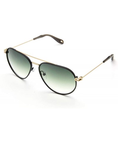 Aviator Aviator Metal Gradient Fashion Sunglasses For Men Outdoor UV Protection - Green - CV18SUWE98Q $98.13