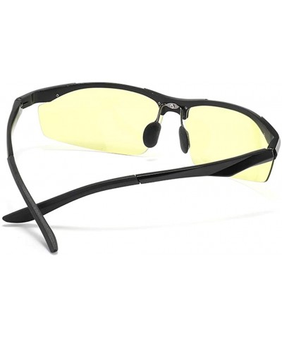 Goggle Unisex Riding Aluminum Night Vision Goggles for Men and Women Color Changing Sunglasses Polarized - Grey - CF18XIX3ZZO...