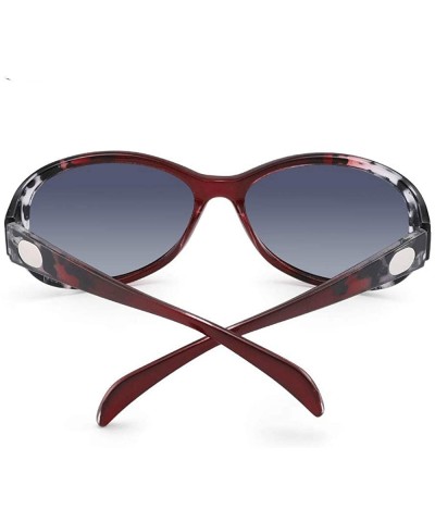 Oval Women's Polarized Sunglasses Oval Sunglasses Retro Polarized Sunglasses - CK1900ZZCZM $51.02