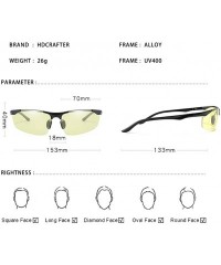 Goggle Unisex Riding Aluminum Night Vision Goggles for Men and Women Color Changing Sunglasses Polarized - Grey - CF18XIX3ZZO...