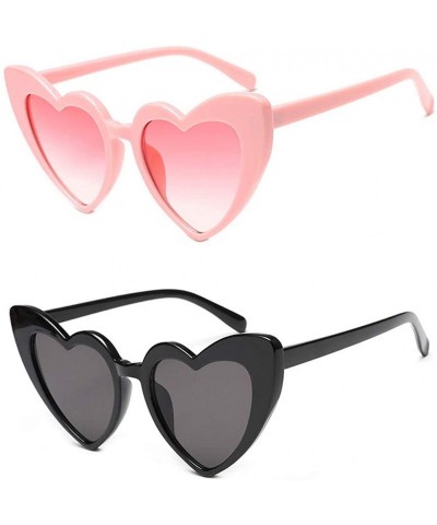 Cat Eye Shaped Cateye Sunglasses Supplies Leopard - Pink + Black - CB18Q77Z0Q8 $14.10