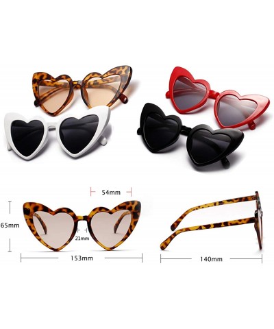 Cat Eye Shaped Cateye Sunglasses Supplies Leopard - Pink + Black - CB18Q77Z0Q8 $14.10