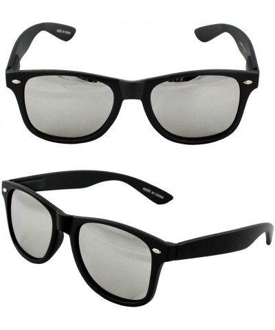 Wayfarer Retro Fashion Horm Rimmed Sunglasses Series UV400 - Mirrored - CW124KC6IQP $18.42