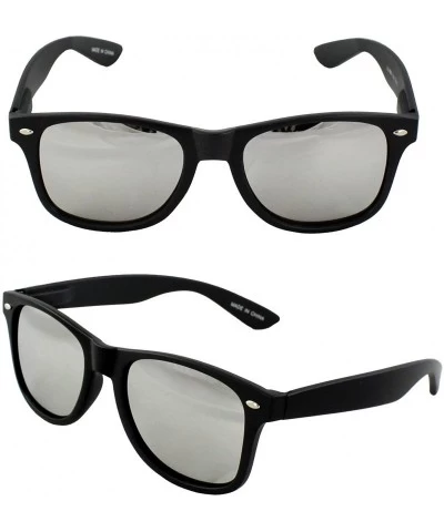 Wayfarer Retro Fashion Horm Rimmed Sunglasses Series UV400 - Mirrored - CW124KC6IQP $17.94