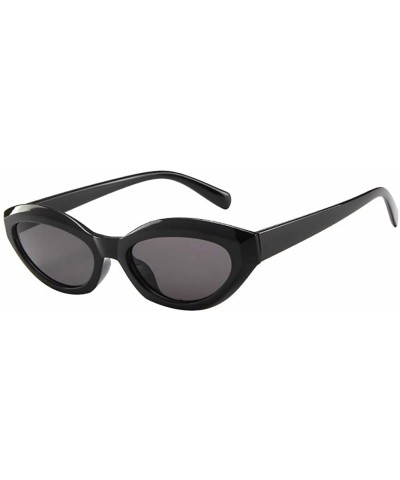 Oval Women Men Vintage Retro Unisex Oval Frame Sunglasses Eyewear - 5192e - CC18ROYNG39 $17.61