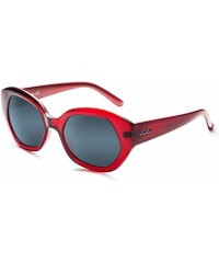 Cat Eye Polarized 80's Retro Cateye Sunglasses for Men Women - Red - C818EL4X64C $35.69