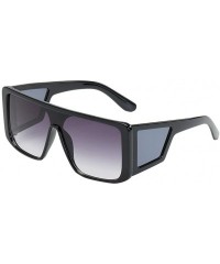 Oversized Irregular Shape Polarized Sunglasses for Men Women Classic Retro Stylish Sunglasses - B - CZ18RHIO06E $11.88