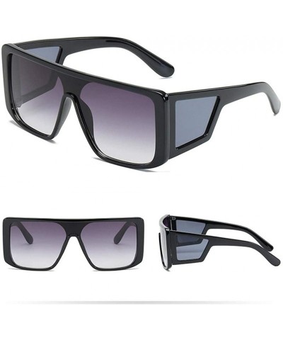 Oversized Irregular Shape Polarized Sunglasses for Men Women Classic Retro Stylish Sunglasses - B - CZ18RHIO06E $17.70