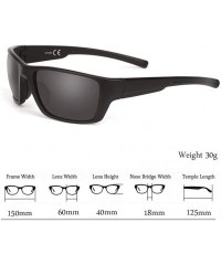 Wrap Outdoor Sports Glasses Riding Sunglasses Fashion Men and Women Sports Sunglasses - C - C618SRAWAUS $14.12