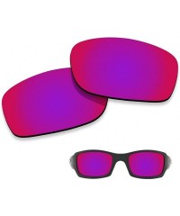 Wayfarer Polarized Lenses Replacement Fives Squared 100% UV Protection-Variety Colors - Magenta Red Mirrored - C418WSOYIWN $1...