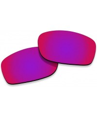 Wayfarer Polarized Lenses Replacement Fives Squared 100% UV Protection-Variety Colors - Magenta Red Mirrored - C418WSOYIWN $2...