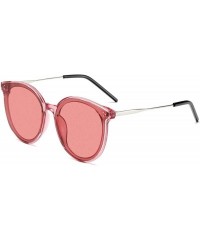 Square Fashion Trendy Unisex Polarized Lens Vintage Popular Nylon Frame Sunglasses For Men Women CHQJ015 Red - CP18YDWSLD7 $3...