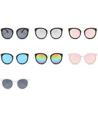 Aviator Sunglasses 2019 New Fashion Color Coating Mirror UV400 Travel Outdoor Summer 3 - 7 - CY18YNDEEKO $8.32