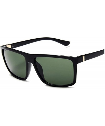 Square Men Rectangle Sunglasses Square Driving Sun Glasses Mirror Shades Eyewear Oculos De Sol UV400 Gafas - CK197A2X5Y4 $24.93