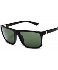 Square Men Rectangle Sunglasses Square Driving Sun Glasses Mirror Shades Eyewear Oculos De Sol UV400 Gafas - CK197A2X5Y4 $50.54