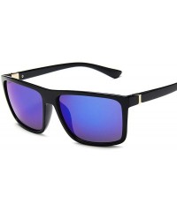Square Men Rectangle Sunglasses Square Driving Sun Glasses Mirror Shades Eyewear Oculos De Sol UV400 Gafas - CK197A2X5Y4 $50.54