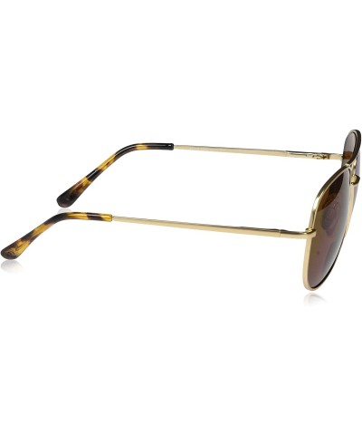 Aviator Heat Wave Bifocal Aviator Reading Sunglasses- Gold- 56 mm + 1 - C419650Q6CR $37.27
