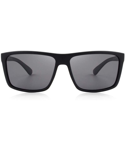 Aviator DESIGN Men Polarized Sunglasses Fashion Male Eyewear 100% UV C01 Black - C04 Brown - CL18XHEXQ9K $27.13
