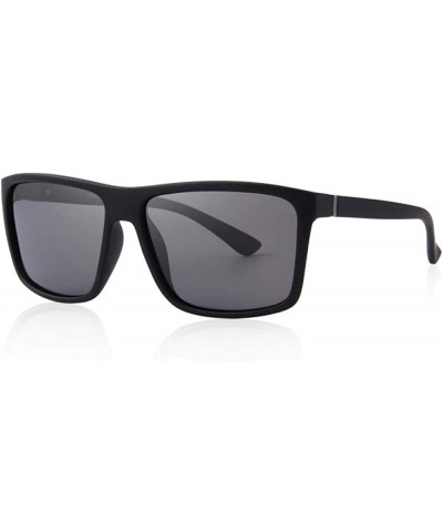 Aviator DESIGN Men Polarized Sunglasses Fashion Male Eyewear 100% UV C01 Black - C04 Brown - CL18XHEXQ9K $27.13