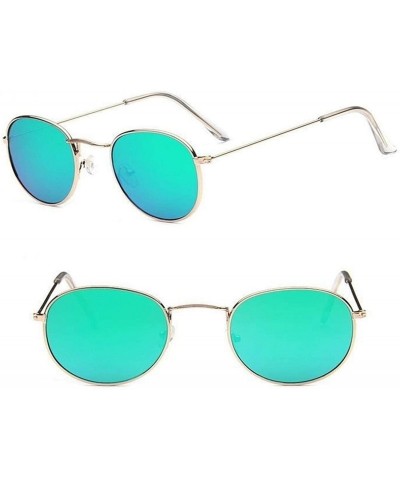 Round Sunglasses Designer Vintage Glasses Sunglass - CH18Y3GEZTM $34.28