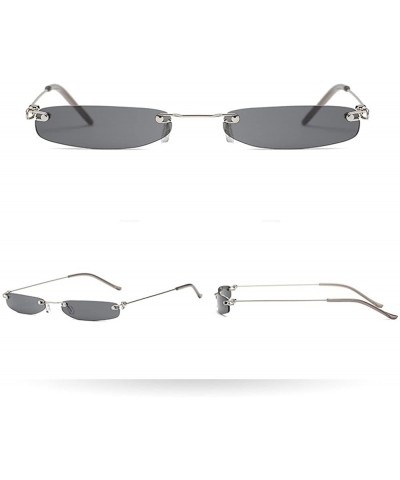 Rectangular Rectangular Sunglasses Vintage Glasses - 2 - C918T29ZQRI $18.60