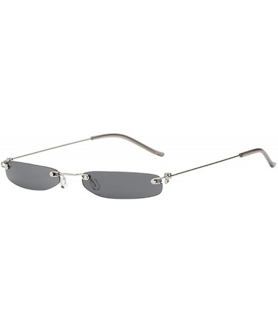 Rectangular Rectangular Sunglasses Vintage Glasses - 2 - C918T29ZQRI $8.81