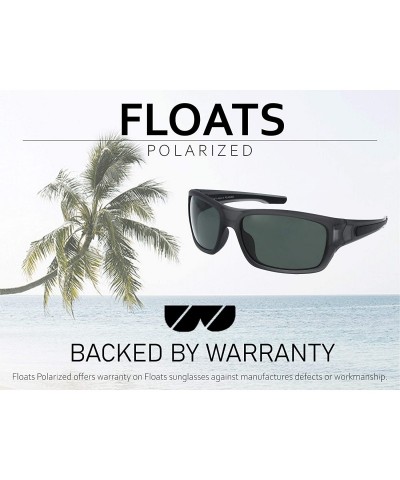 Square Polarized Sunglasses F-4329 - Matet Black - CT18AXCXLON $45.68