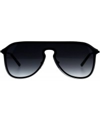Aviator Designer Style Sunglasses Unisex Retro Keyhole Aviator Fashion Shades - Black (Smoke) - CU18E7AIKD9 $22.89