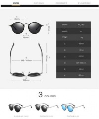 Round Vintage Round Metal Sunglasses John Lennon Hippie Glasses for Men/Women - Tea - CA18SLMYHSI $40.52