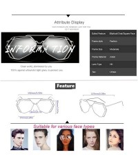 Wayfarer Womens Polarized Sunglasses Fashion Mirror Lens Metal Frame UV400 - Gold - C218CSC8HQ0 $65.45