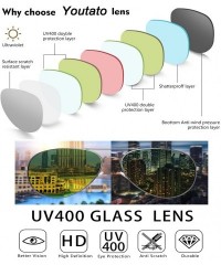 Wayfarer Womens Polarized Sunglasses Fashion Mirror Lens Metal Frame UV400 - Gold - C218CSC8HQ0 $62.05