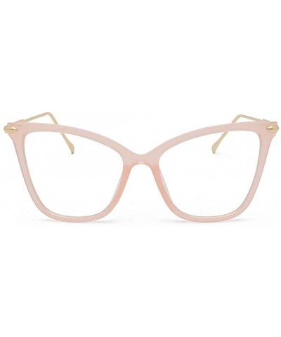 Cat Eye Sunglasses - Butterfly Side Cat Eye Frame Flat Lenses Sun Glasses for Men/Women Unisex Street Beat Eyewear - CS18UDGC...