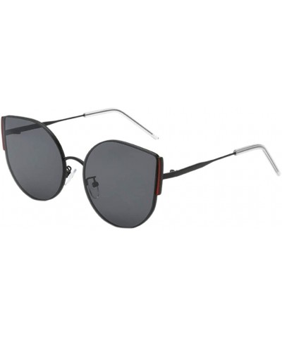 Square Sunglasses Mens Polarized Aviator - Red - CF18TR5TUIS $18.19