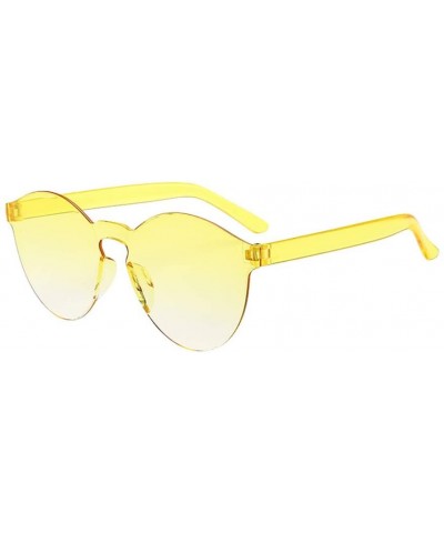 Round Unisex Trend Sunglasses Summer Flat Light Round Sunglasses Retro Vintage Sunglasses Eyeglasses (I) - I - CE197KYNR8H $8.41